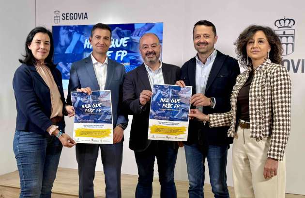 Presentación de  “Haz que pase FP. Tu talento transforma Segovia”,