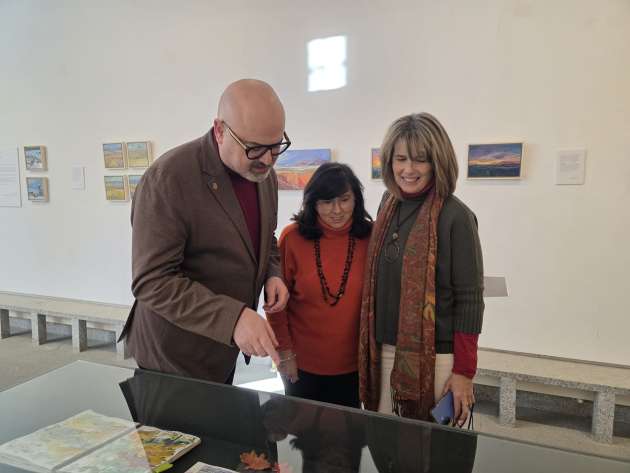 María Rubio Cerro expone sus paisajes en la Casa de la Lectura